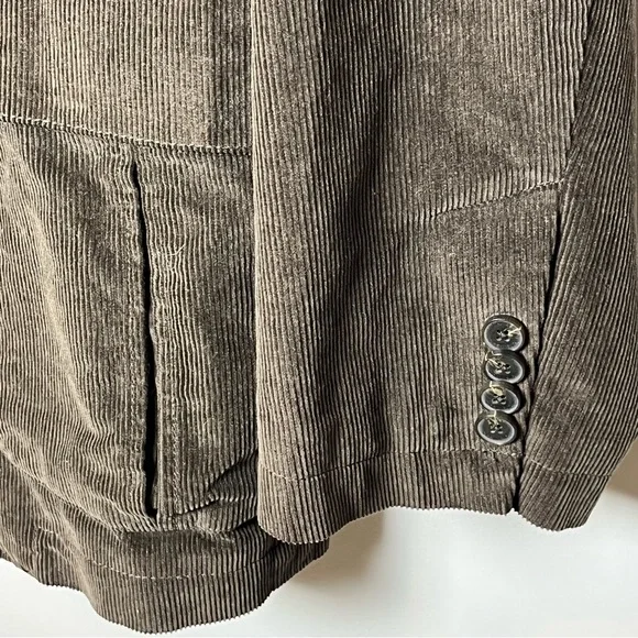 Daniel Cremieux Brown Corduroy Sport coat blazer Large - Picture 3 of 11